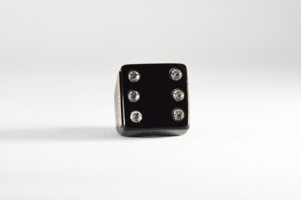 Dice Ring In Black