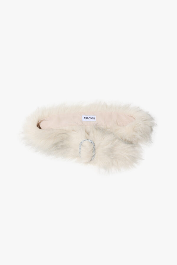 Valentina Faux Fur Salt And Pepper Belt